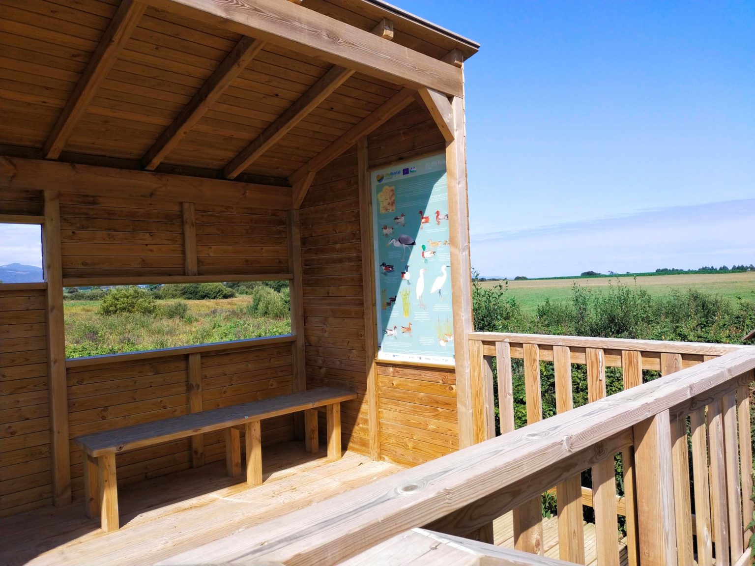 ¿Conoces el observatorio de aves de Villadún? – LIFE Fluvial